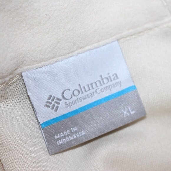 Columbia - sz XL - Women's 1/4-Zip Fleece Pullover in Ivory - Excellent NEW - Picture 2 of 8